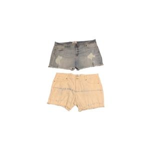 🆕 Jordache & Lee Cut Off Shorts - Women’s Size 16